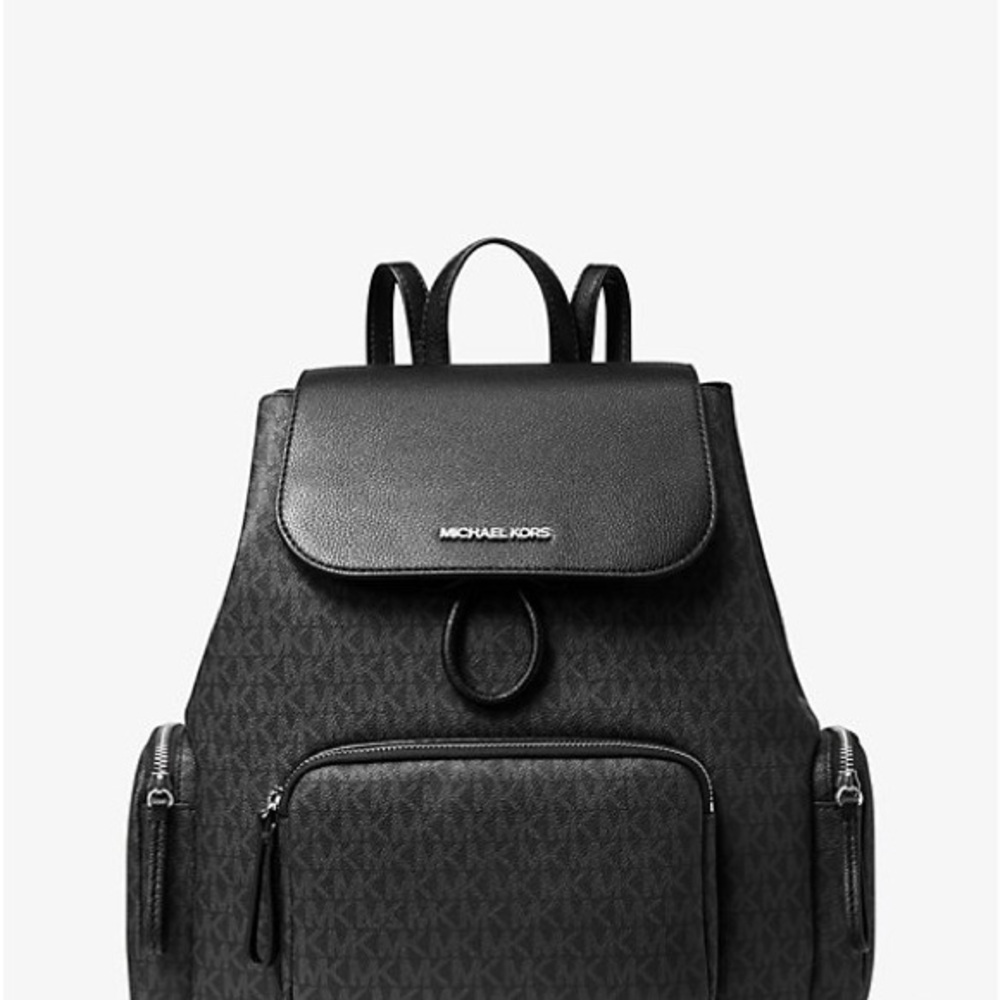 Abbey Large Two-Tone Logo Backpack
